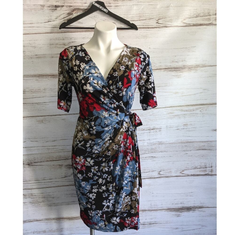 Motherhood Maternity Wrap Dress sz S